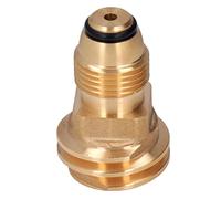 Bewinner Adaptateur de Réservoir de, Raccord Rapide, Connecteur Gonflable en Laiton pour Chauffage Extérieur, Barbecue, Foyer de Camping-Car - Nez Souple, Entrée POL, Sortie QCC1, Anti-Fuite