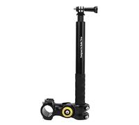 Bewinner Adaptateur de Support de Guidon de Vélo, Support de Caméra de Vélo pour Caméra d'action de Moto de Vélo de Montagne, Support de Barre de Protection de Moto avec Perche à Selfie