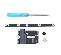 Bewinner Adaptateur d'extension NGFF M.2 A E Key vers M Key NVMe, Carte Adaptateur PCI-E 4.0 Mâle vers Femelle pour Mise à Niveau de la Carte Mère d'ordinateur Portable SSD 2230/2242/2260/2280