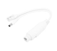 Bewinner Adaptateur étanche Répartiteur POE 48 V à 12 V, Module d'alimentation Extérieure IEEE802.3af/at pour Caméra IP, Câble Adaptateur POE CCTV Haut Rendement 15 W 100 M avec Kit de Couverture