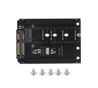 Bewinner Adaptateur M.2 NGFF vers SATA, convertisseur 22 broches M.2 NGFF SSD vers 2.5 SATA pour WinXP/Vista 32/64 chiffres MAC/LINUX, M.2 vers SATA M Key Adapter