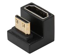 Bewinner Adaptateur Mini HDMI vers HDMI, 8K 60Hz 48Gbps 180 Degrés Connecteur Mini HDMI Mâle vers HDMI Femelle, Convertisseur HDMI en Forme de U pour DSLR, Caméscope, PC