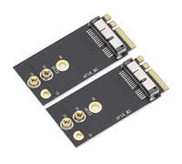 Bewinner Adaptateur pour Carte Réseau Fil D'interface OS X vers NGFF, Adaptateur utilisé pour Carte Réseau Fil OS X Convertie en clé NGFF E ou NGFF M2, Adaptateur de Carte Réseau Fil