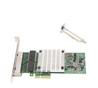 Bewinner Adaptateur Réseau PCIe pour Intel, Carte WiFi PCIEx4, Carte Réseau Gigabit PCI Express 1000 Mbps, 4 Ports Gigabit pour Intel I350, Grand Dissipateur de Chaleur à Broches Dorées,