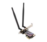 Bewinner Adaptateur Réseau sans Fil WiFi 6 AX1800 PCIE, Carte WiFi 5.2 PCI Express 1800 Mbps Double Bande 2,4 GHz / 5 GHz avec 2 Antennes à Gain élevé à Haut Niveau pour PC de Bureau