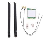 Bewinner Adaptateur Réseau sans Fil WiFi 7 Card NGFF M.2 pour Ordinateur de Bureau 10 11, Triple Bande 2,4 G 5G 6G, BT5.4, Double Antenne, Streaming Haute Vitesse