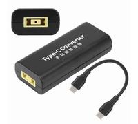 Bewinner Adaptateur Secteur Femelle vers Ordinateur de Type C, Adaptateur carré Multifonctionnel 11 X 5.0 pour Alimentation Carrée pour Tablette Thinkpad X1 IBM Yoga 5 Miix 720 Yoga