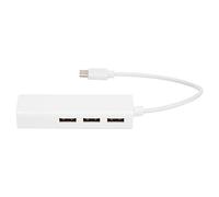 Bewinner Adaptateur USB 3.1 vers Gigabit Ethernet USB 3.1, Adaptateur LAN RJ45 100 Mbps Extension de Réseau Dock Ethernet, Adaptateur Ethernet pour OS X/