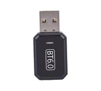 Bewinner Adaptateur USB Bluetooth 6.0, Dongle sans Fil pour PC | Boîtier ABS, Portée 20 M, Décodage AAC et SBC, écouteurs, Enceintes, Contrôleurs