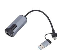 Bewinner Adaptateur USB C vers Ethernet, Adaptateur Réseau Ethernet LAN RJ45 2,5 Gbit/s avec Coque en Aluminium pour Appareils OS X OS iOS 3 4 5