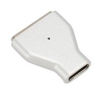 Bewinner Adaptateur USB C vers T Magnétique 140 W, Convertisseur de Charge Rapide PD Compatible pour Pro 2021/2023 et Air 2022, Alliage d'aluminium avec Voyant Lumineux (Tête Droite)