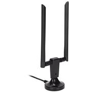 Bewinner Adaptateur WiFi Double Antenne 5Dbi 1200 Mbps USB3.0 à Gain élevé pour Ordinateur Portable, Performance Stable pour 10/8/7, Amélioration du Signal WiFi, Matériau ABS Noir