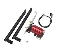 Bewinner Adaptateur WiFi sans Fil pour PC, Adaptateur Réseau sans Fil de Bureau 433 Mbps, Adaptateur de Carte Réseau sans Fil 2,4 G 5G Double Bande WiFi Bluetooth 4.2 PCIE pour Windows