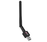 Bewinner Adaptateur WiFi USB 2.0 pour Ordinateur de Bureau, Carte Réseau Fil 300 Mbps avec Antenne, Récepteur USB WLAN 2,4 GHz, Compatible avec XP/Vista/7/8/10 Mac