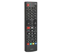 Bewinner AKB75095312 Télécommande de Remplacement pour Téléviseur LCD, Contrôleur TV Universel avec Boutons de Fonction, Portée jusqu'à 10 M