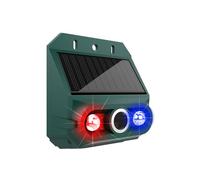 Bewinner Alarme de Capteur de Mouvement Solaire avec Sirène Stroboscopique 129 DB, Dispositif de sécurité étanche pour Cour, Jardin, Ferme, Utilisation en Extérieur, 4 Modes, IP55 (1 Paquet)