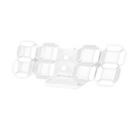 Bewinner Alarme d'horloge Murale Numérique à LED avec Affichage 3D, luminosité à 5 Niveaux, Heure, Date, Température, Veilleuse, Sons de Sommeil et Alarmes Personnalisées