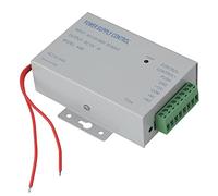 Bewinner Alimentation de Contrôle d'accèS de Porte 12 V 3 A 30 W, Entrée AC 110 V-240 vers Sortie DC 12, Contrôleur d'Alimentation avec Délai Réglable de 0 à 15 S pour Serrure électrique, Bouton de
