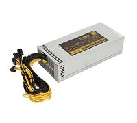 Bewinner Alimentation Minière 2 000 W Prise en de 8 GPU Plate-Forme Minière GPU, Bloc d'alimentation Minier PC 2 000 W, Bloc d'alimentation Minier PC 180-264 V Monocanal 2U