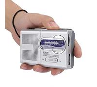 Bewinner AM/FM Radio de Poche Multifonction avec Antenne Escamotable, Son HD Double Bande Radio Portable avec Antenne Télescopique, Meilleur , 9 * 5.7 * 2.2cm, Blanc