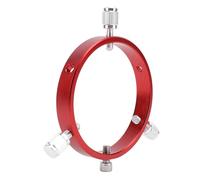 Bewinner Anneau de Lunette de Guidage de 90 Mm pour Télescope de 70 à 90 Mm, Anneau de Montage en Alliage d'aluminium à 6 Trous avec Vis M6 et 1/4" pour l'astrophotographie