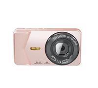 Bewinner Appareil Photo Numérique 4K 64MP Vlogging Camera avec Zoom 18x, Appareil Photo de Voyage Portable Ultra Compact pour Youtube, Appareil Photo Selfie avec écran LCD de 2,8 ", (Pink)