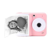 Bewinner Appareil Photo Numérique à Impression Instantanée pour Enfants, Vidéo HD 1080p, avec Papier d'impression, Images 48 MP, écran 2,4 Pouces, Compact et Portable, pour Garçons et (Pink)