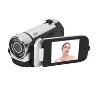 Bewinner Appareil Photo Numérique Compact 16 MP, Caméscope à écran Rotatif de 2,4 Pouces, Mini Caméra Vidéo LCD avec Zoom 16X, Lumière de Remplissage, Connexion USB (Silver)