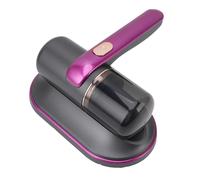 Bewinner Aspirateur de Lit sans Fil à Main Violet avec 2 Vitesses, Godet à Poussière Amovible Haute efficacité de 185 ML pour Le Nettoyage en Profondeur des Matelas, des Poils d'animaux et des
