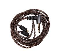 Bewinner ATH A2DC Câble de Mise à Niveau pour Casque d'écoute plaqué Argent OFC de Remplacement pour E50 E70 LS300 CKS1100 CKR100, Prise 3,5 Mm, Cordon d'écouteur 120 Cm, Son Clair Haute Résolution