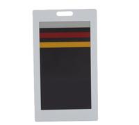Bewinner Badge Intelligent en Papier E de 3,7 Pouces, Carte d'identité électronique NFC avec écran Noir Blanc Rouge, Badge Intelligent Réutilisable Modifiable pour le Contrôle d'accès des étudiants