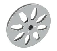 Bewinner Bande Vierge de 7 Pouces pour TEAC ReVox Studer Bande 1/4 Pouce | Construction ABS, Bride NAB à 8 Trous, 2 Patins en Silicone, Platines à Bobines, Studio Domestique et Archives sur Bande
