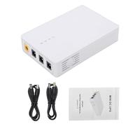 Bewinner Batterie de Secours UPS pour Modem Routeur, Alimentation sans Interruption 6 000 MAh avec Sorties 9 V et Double 12 V Pendant 6 Heures, Banque d'alimentation Portable pour Le Bureau à