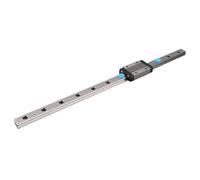 Bewinner Bloc de Guidage de Rail Coulissant Linéaire Miniature 400 Mm, Rail Coulissant Précis pour Routeur CNC d'imprimante 3D, avec Vis M6 M3, Bloc de de Guidage Stable (300 millimètres)
