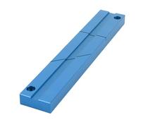 Bewinner Bloc D'épissure de Ruban Plaque Réglable en Alliage D'aluminium pour Ruban de 1/4 Pouce, Maintien Stable et Ferme, Idéal pour L'édition de Bande Bobine à Bobine, Petite Taille (Blue)