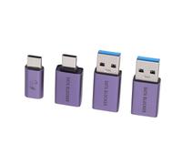 Bewinner Bloqueur de Données, USB A à C Defender en Alliage D'aluminium Compact 24 Mm pour Téléphones Mobiles, avec Charge Rapide jusqu'à 2,4 A et PD 240 W