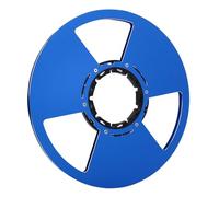 Bewinner Bobine de Bande Vide en Alliage D'aluminium de 1/4 Pouces 10,5 Pouces, Bobine de Prise D'enregistrement à Bride NAB pour Remplacement Universel des Magnétophones à (BLUE)