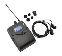 Bewinner Bodypack Récepteur 550-580 MHz Moniteur d'écouteurs Stéréo pour Bande de Studio de Scène, Système de Surveillance sans Fil avec Récepteurs Illimités, Compact et Léger