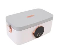 Bewinner Boîte à Déjeuner électrique sans Fil, Chauffe-plats Portable de 1000 Ml avec Mode de Chauffage et d'isolation Rapide de 45 W, Rechargeable par pour le Bureau, la Voiture, les Voyages, le