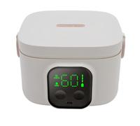 Bewinner Boîte à Lunch électrique sans Fil pour les Adultes, Boîte à Lunch Chauffée à Pile à Batterie, Réchauffeur de Nourriture avec Récipient en Acier Inoxydable de 5,5 Ml, Fuite,