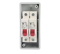 Bewinner Boîte de Distribution Extérieure étanche à la Pluie, Boîte de Disjoncteur de Puissance IP65, 2 Voies AC 230 V 400 V MCB Type C, Boîtier en Plastique ABS Durable pour Atelier, Garage,