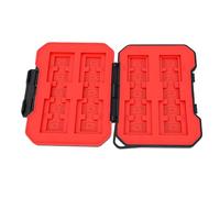 Bewinner Boîte de Rangement pour Cartes Mémoire avec 28 Emplacements et | Grande capacité pour diverses cartes, doublure douce pour éviter les secousses, conception de cordon portable