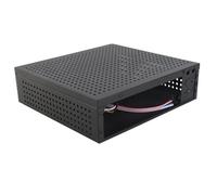 Bewinner Boîtier C60 Mini-ITX, Boîtier HTPC Ultra Fin de 60 Mm de Hauteur, Alliage d'aluminium, Support Horizontal/Vertical/Mur, Prend en Charge Les Cartes Mères M-ATX et Mini-ITX