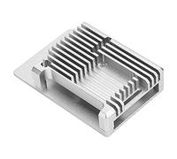 Bewinner Boîtier en Alliage d'aluminium pour 4 avec Ventilateur de Refroidissement DC5V, Boîtier de Protection pour avec Ventilateur de Ventilation, de Dissipateur de Chaleur Ultra Silencieux pour