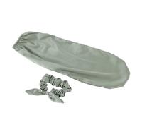 Bewinner Bonnet de Cheveux en Soie Verte à Longue Queue pour Femmes Qui Dorment, Bonnet de Cheveux Longs Bouclés à Bande élastique pour Femmes, Enveloppe de Design 2 en 1 pour Longs, pour Dormir