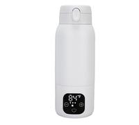 Bewinner Bouilloire électrique de Voyage sans Fil 500 Ml, Chauffe-eau Portable USB en Acier Inoxydable 316 avec Contrôle Précis de la Température pour le thé et le café
