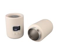 Bewinner Bouilloire électrique Portable 400 Ml, 18 000 MAh, Bouilloire de Voyage Rechargeable, Chauffage Rapide à 55 °C pour café, thé, Lait, Chargeur USB, Chaudière à Eau Chaude sans Fil pour