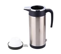 Bewinner Portable Travel Car Kettle, bouilloire en acier inoxydable 304 bouilloire 1200ml 24V allume-cigare pour bouilloire de thé voiture de café