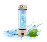Bewinner Bouteille D'eau à Hydrogène, Bouteille Riche en Hydrogène de 300 Ml, Générateur D'eau à Hydrogène Rechargeable, Ioniseur D'eau à Hydrogène, Tasse de santé en Verre pour le