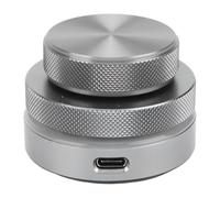 Bewinner Bouton de Contrôle du Volume, Contrôleur Multimédia Bluetooth USB C 2,4 G avec Lumière RVB pour PC, Tablette, Raccourcis de Téléphone, Montage Vidéo, Lecture de Musique